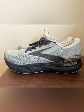 Brooks Adrenaline GTS 24 Running Shoes Mercury/Ebony/Copper Womens SZ 8.5 Med